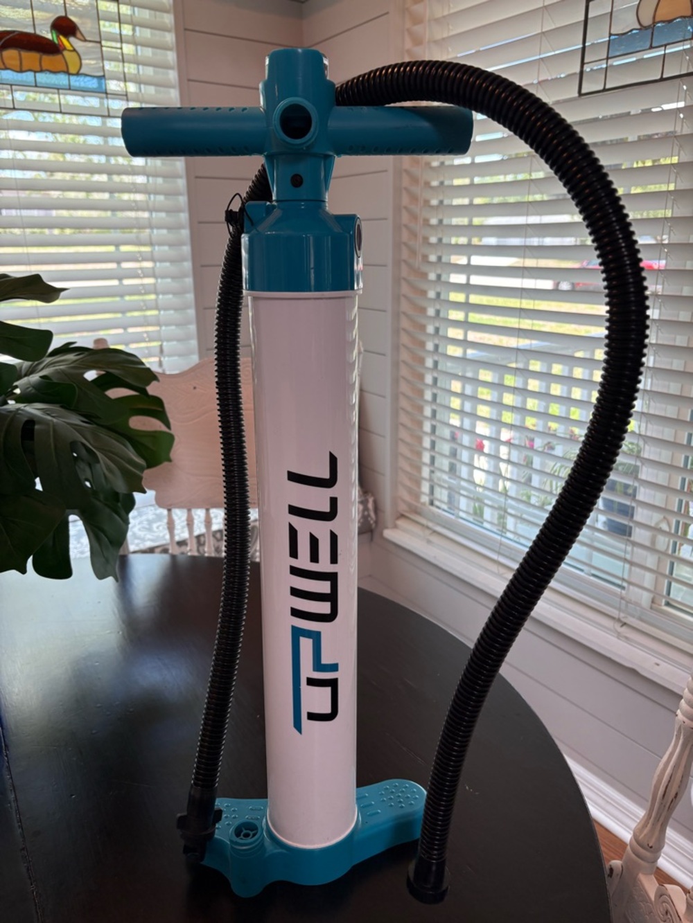 Upwell Blue/White Hand Air Pump - Home Other